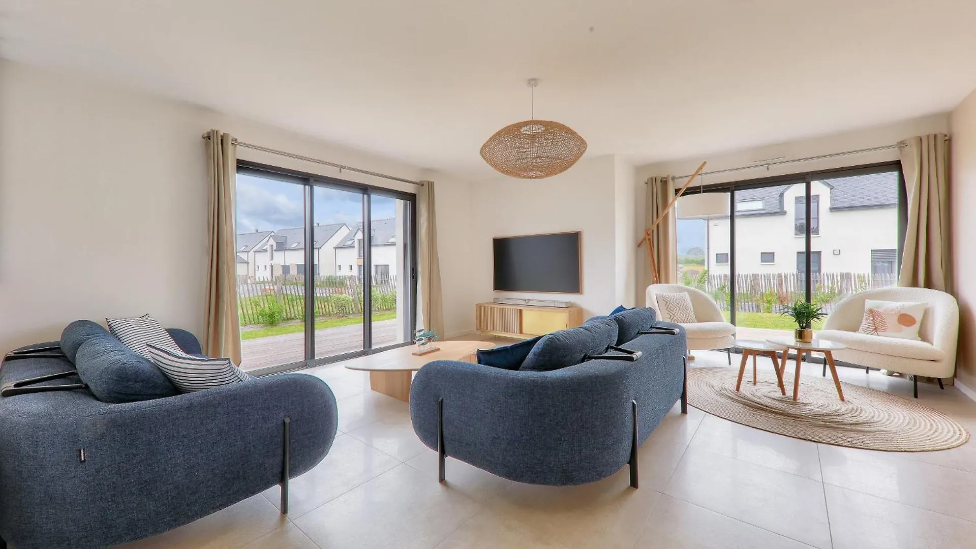 450M De La Plage, Grande Maison Pour 10 Saint-Philibert